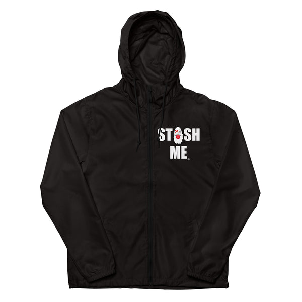 Stash Me - Unisex Zip Up Windbreaker DARK