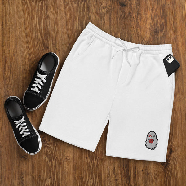 Stash Me - Ghost fleece shorts