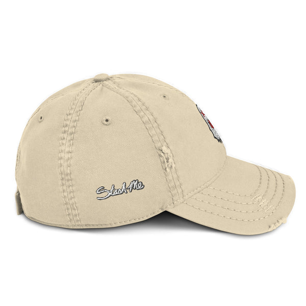 Stash Me - Ghost Distressed Hat