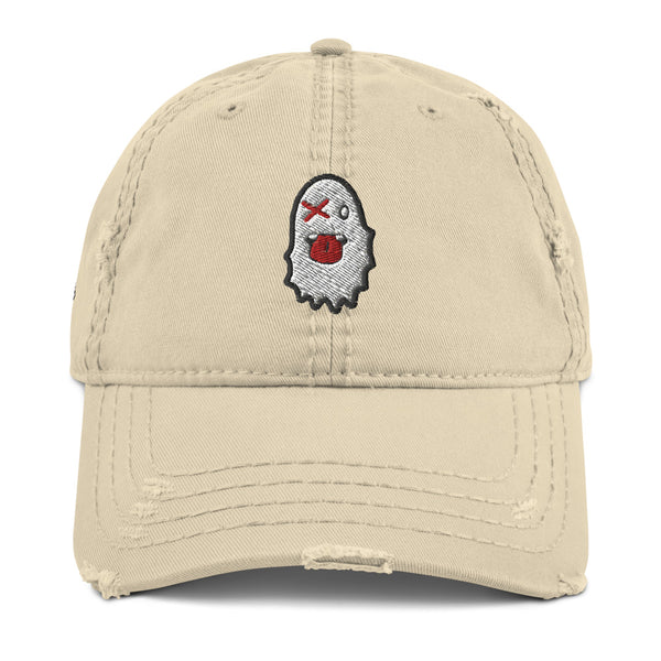 Stash Me - Ghost Distressed Hat