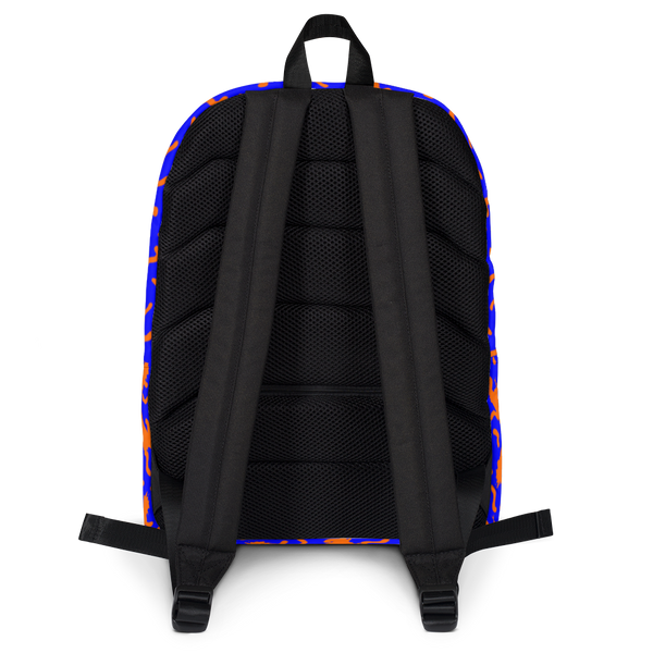 Stash Me Orange & Black Backpack