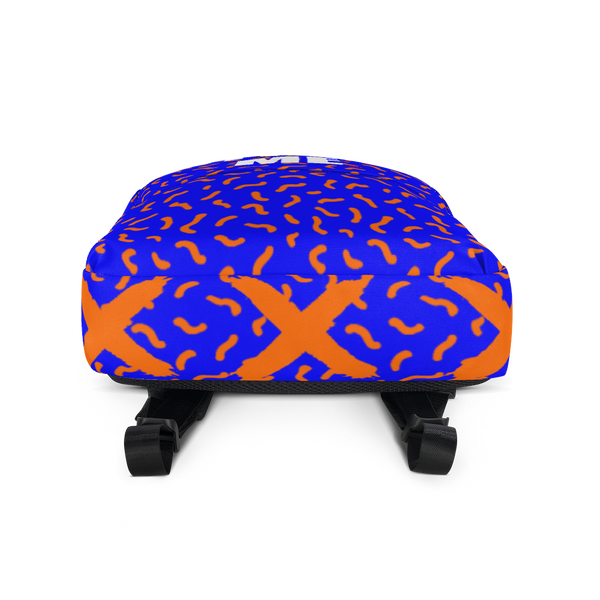 Stash Me Orange & Black Backpack