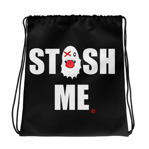 Stash Me - Ghost Drawstring Bag
