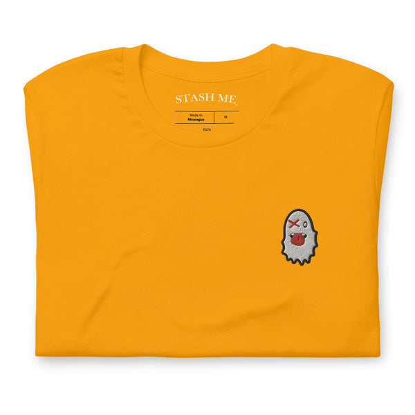 Stash Me - Embroidered Ghost T-Shirt
