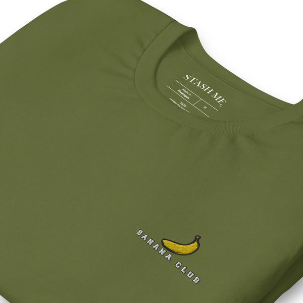 Banana Club - Embroidered Banana Club T-Shirt