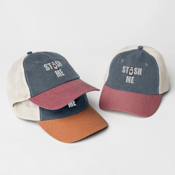 Stash Me - Pigment Dyed Trucker Hat