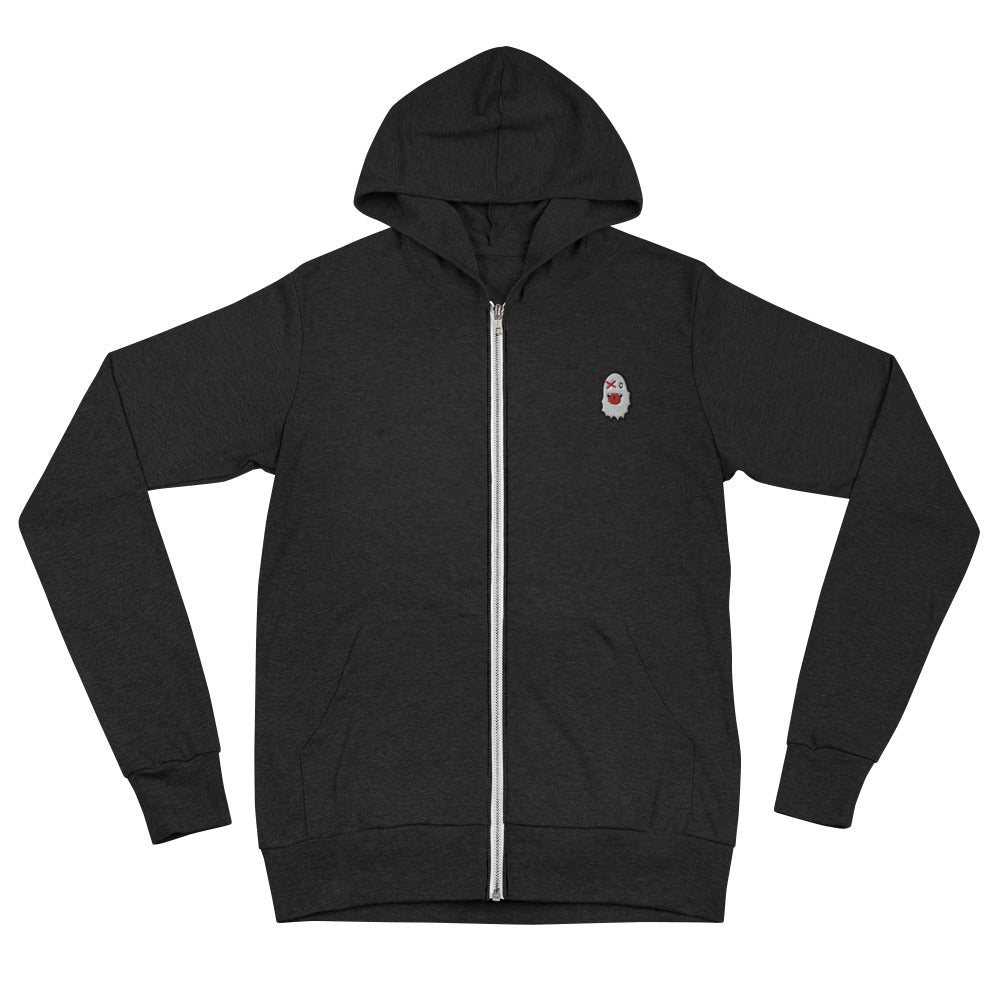Stash Me - Lightweight Ghost zip hoodie
