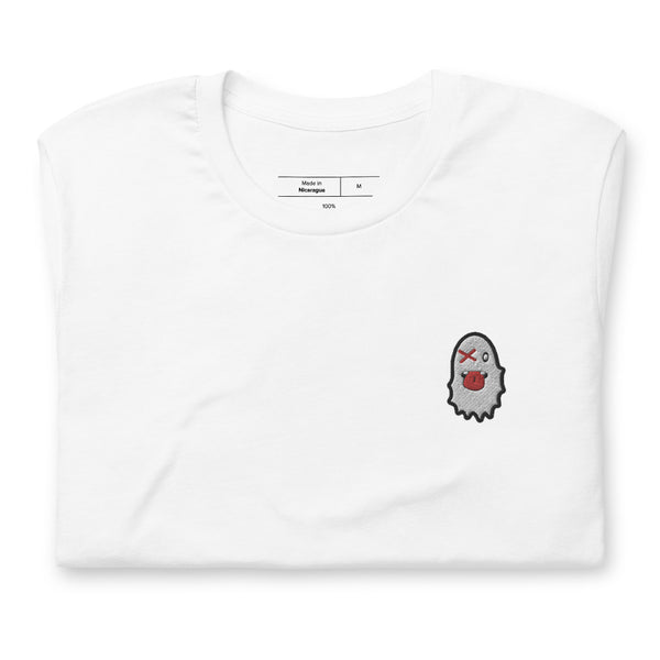 Stash Me - Embroidered Ghost T-Shirt